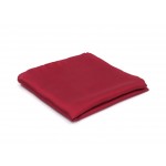 Pochette zijde kersenrood